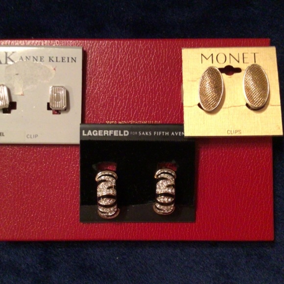 3 FABULOUS PAIRS OF CLIP ON EARRINGS  NWT - Picture 10 of 10